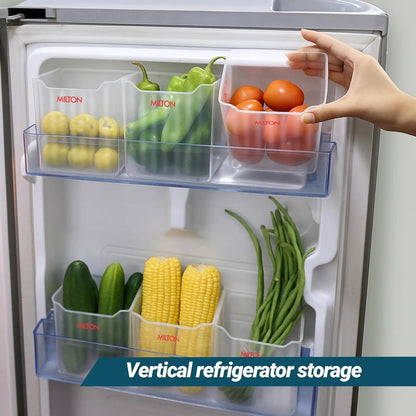 Milton Cryo Fridge Storage Containers for Door Set of 6