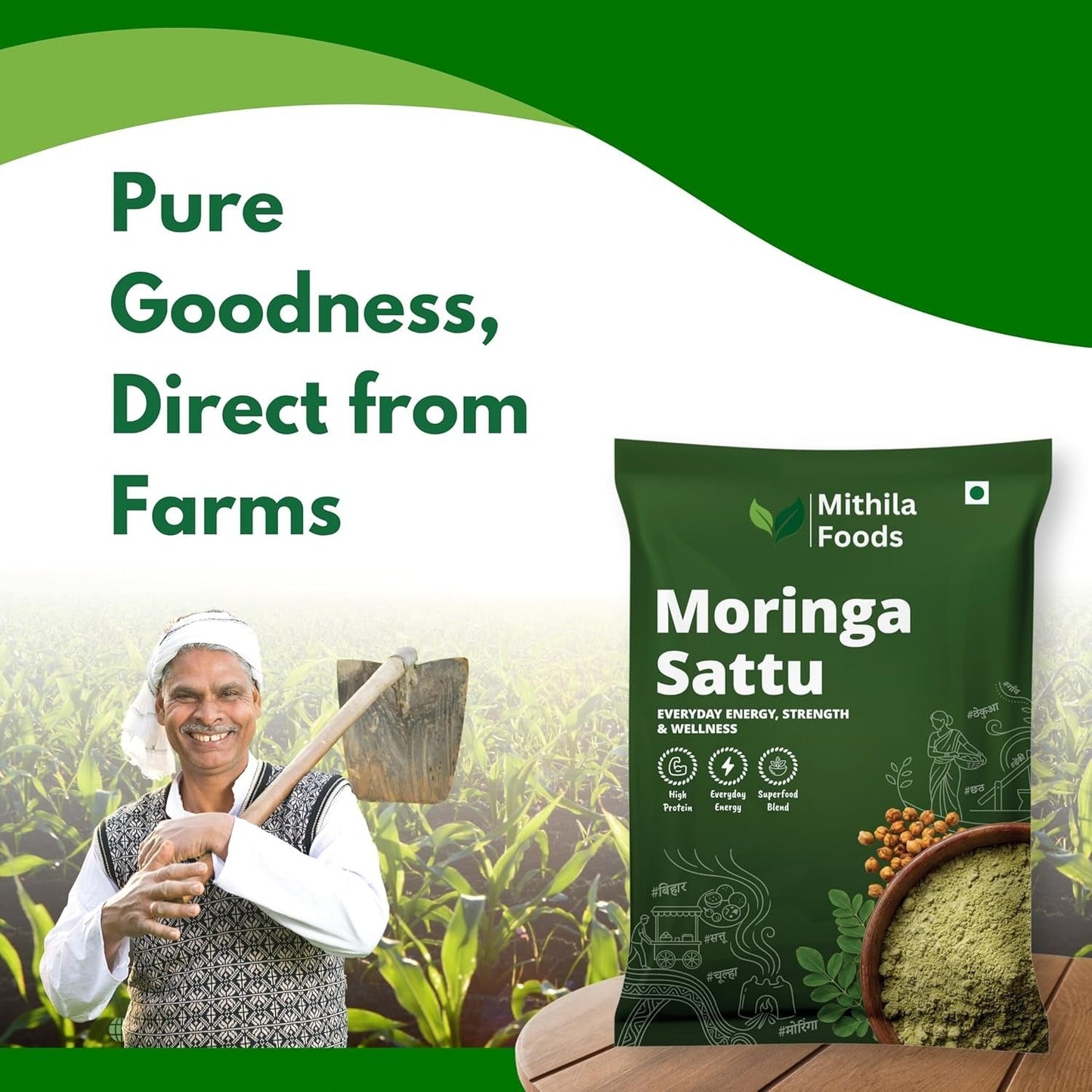 Mithila Foods Moringa Sattu