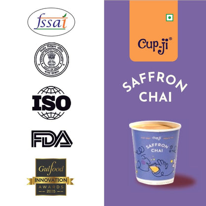Cup-Ji Saffron Chai Premix Cups - 7 Cups