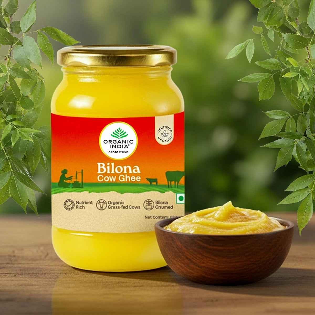 Organic India Pure Bilona Ghee - 500ml
