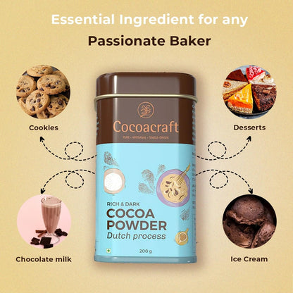 Cocoacraft Rich Dark Cocoa Powder - 200g