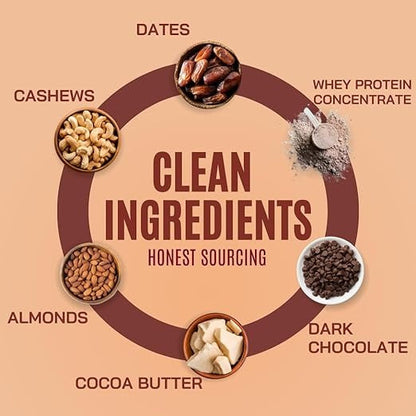 FitFeast Nutty Brownie Dessert Protein Bar