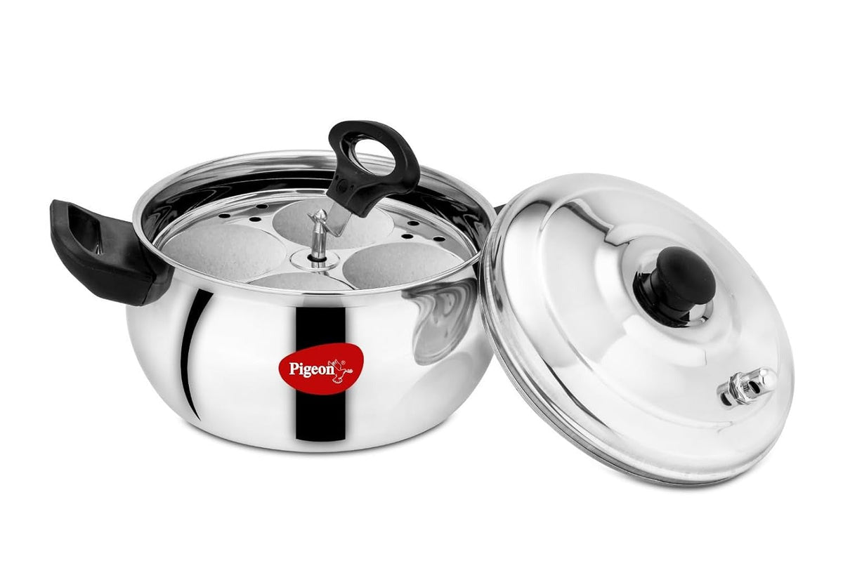 Pigeon Idly Maker Induction and Gastove Compatible 3 Plates