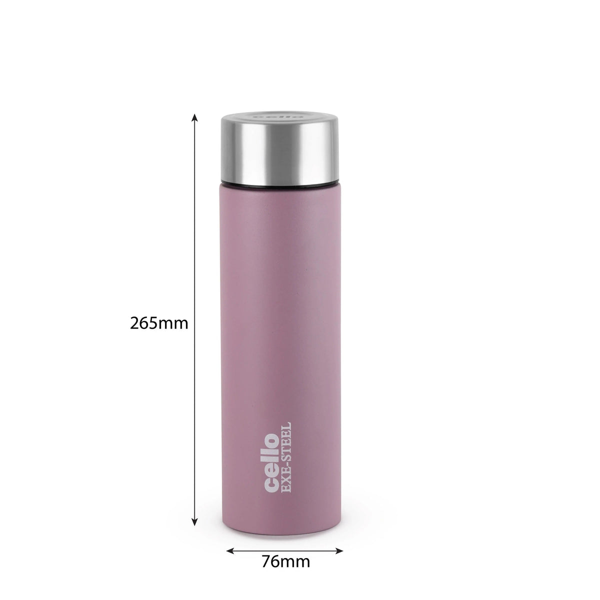 Cello H2O Matt Stainless Steel Bottle, 1000ml