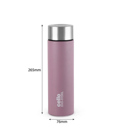 Cello H2O Matt Stainless Steel Bottle, 1000ml