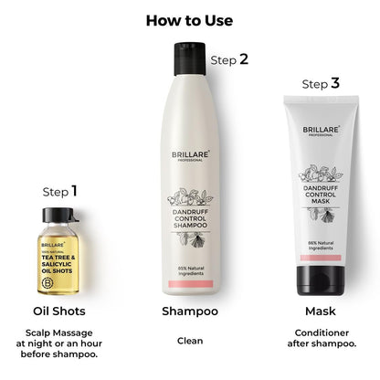 Brillare Complete Dandruff Treatment Combo