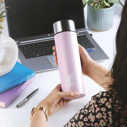 Cello H2O Matt Stainless Steel Bottle, 1000ml
