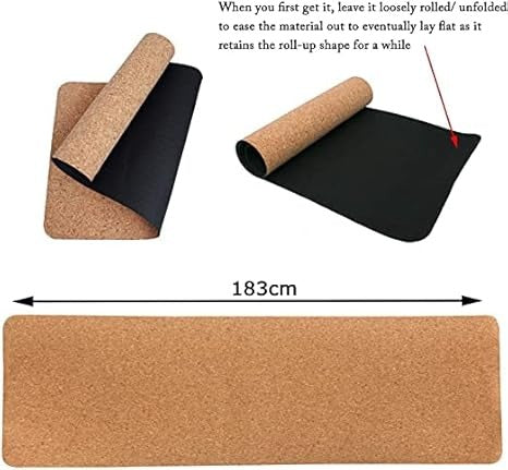 Vedam Born For Comfort Vedam Fitness Non Slip Eva And Organic Cork Yoga Mat