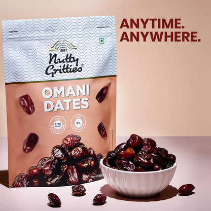 Nutty Gritties Premium Dates Omani - 500g