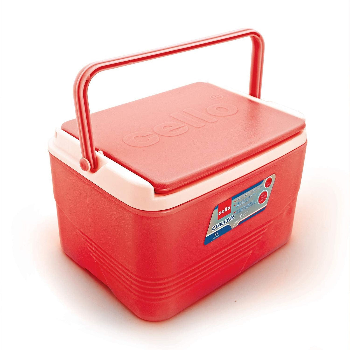 Cello Chiller Ice Box - 3 Litre, Red