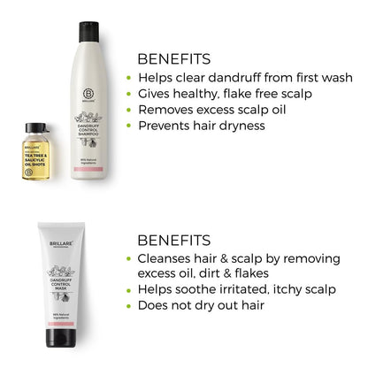 Brillare Complete Dandruff Treatment Combo