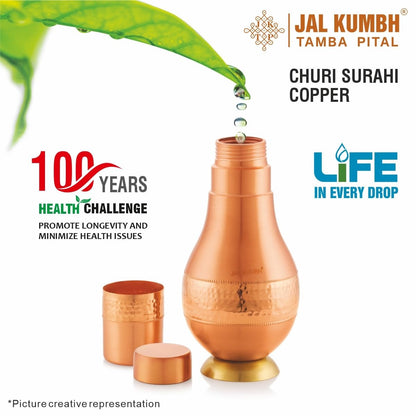 Tosaa Jalkumbh Copper Churi Surai Pot