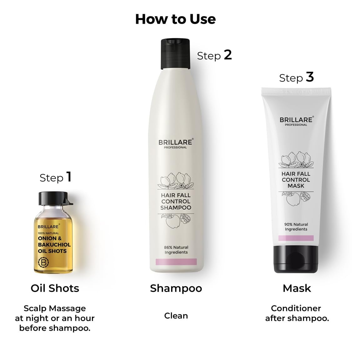 Brillare Anti Hair Fall Treatment Combo
