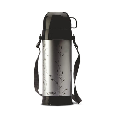 Milton Eiffel 1000 Vacuum Insulated Thermos Flask with Strap to Carry, 910 ml, Long Hours Hot