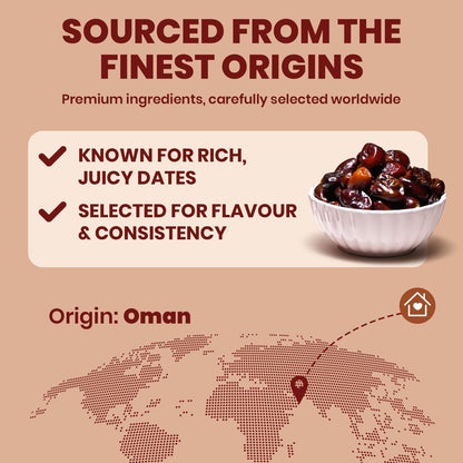 Nutty Gritties Premium Dates Omani - 500g