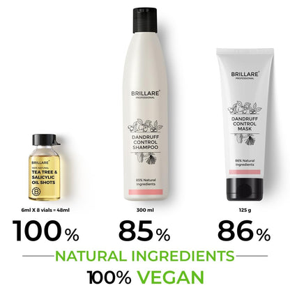 Brillare Complete Dandruff Treatment Combo