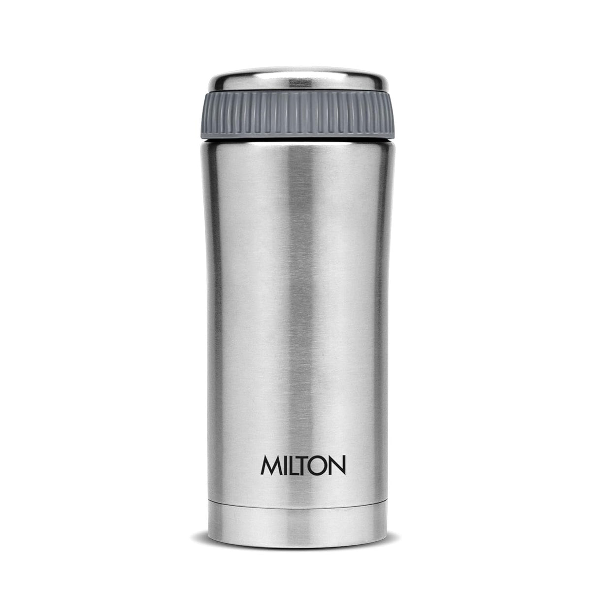 Milton Optima 500 Thermosteel Hot and Cold Flask, 450ml, Silver