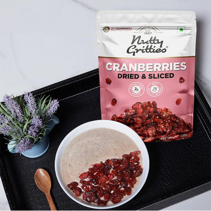 Nutty Gritties Dried US Cranberries -  200g