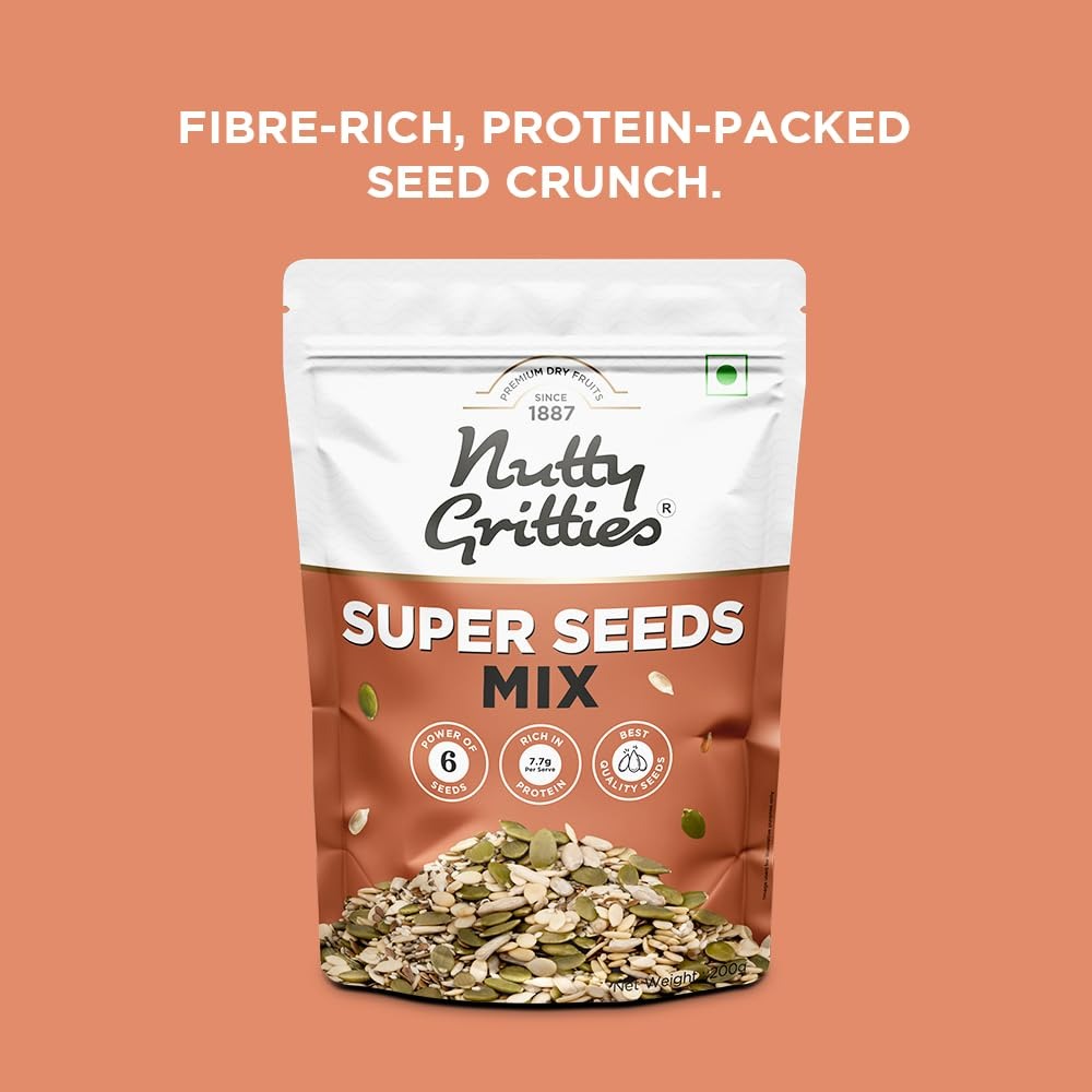 Nutty Gritties Premium Super Seed Trail Mix - 200g