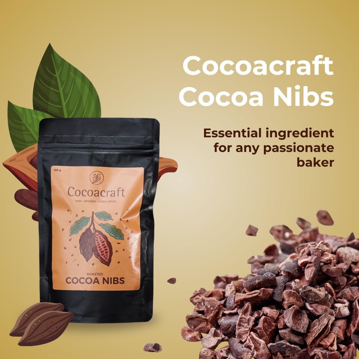 Cocoacraft Roasted Cacao Nibs