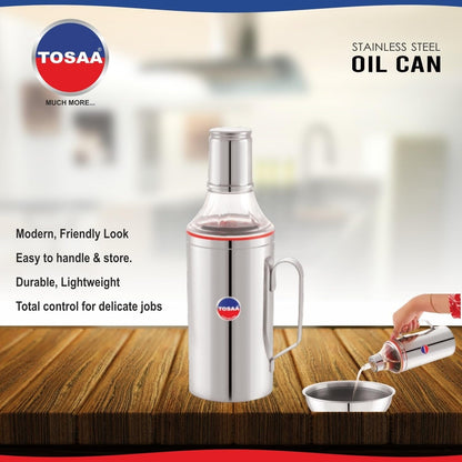 Tosaa Stainless Steel Oil Dispenser 1000ml