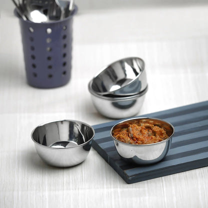 Kraft Stainless Steel Regal Vati/Katori Set of 6 pc