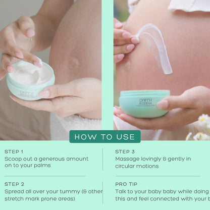 Orimii Bump Hydrating Stretch Marks Body Butter For Women - 100 gms