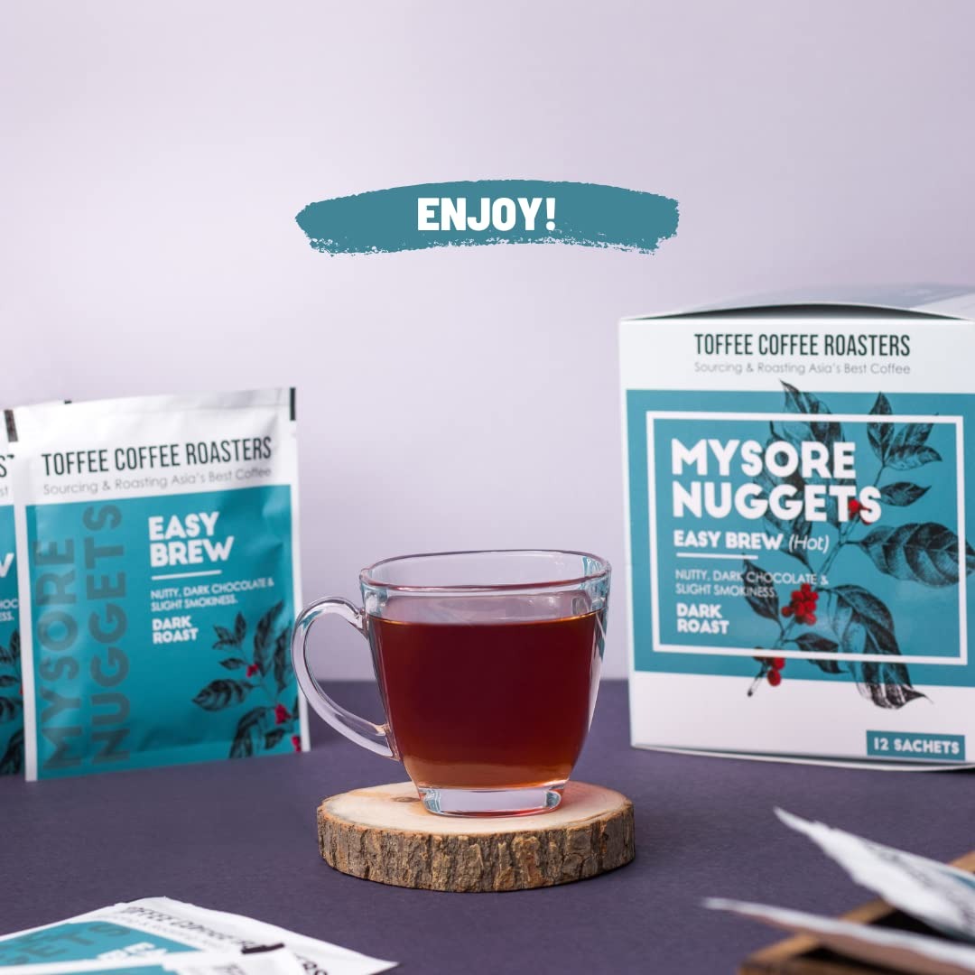 Toffee Coffee Roasters Easy Brew (Hot Brew) Coffee Mysore Nuggets