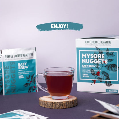 Toffee Coffee Roasters Easy Brew (Hot Brew) Coffee Mysore Nuggets