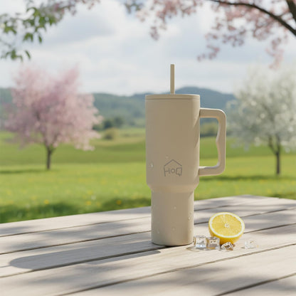 House of Quirk 1200ML Stainless Steel Tumbler with Handle