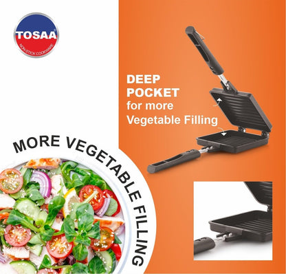 Tosaa Regular Jumbo Sandwich Toaster Gas Non-Stick