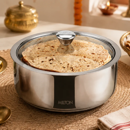 Milton Castella Stainless Steel Roti Casserole