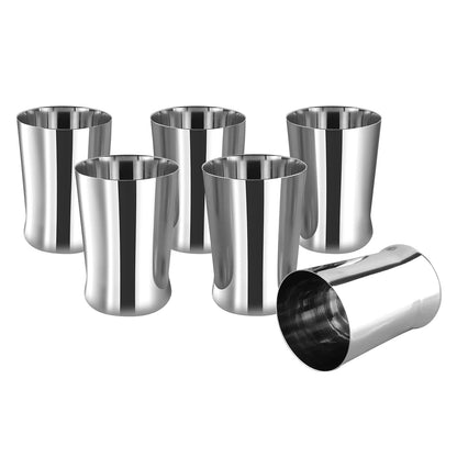 Kraft Stainless Steel Multipurpose Milano Glass Set of 6 Pieces
