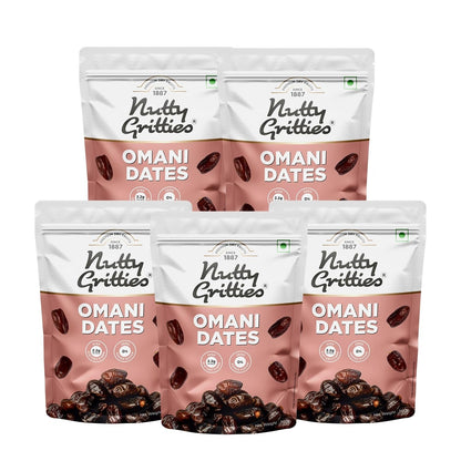 Nutty Gritties Premium Dates Omani - 500g
