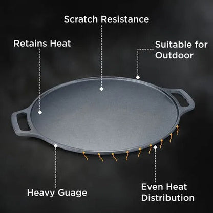 Prestige Dura Cast Iron Non-Stick Dosa Tawa 30cm