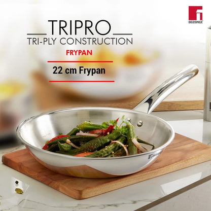 Bergner Tripro Tri-Ply 3 Pcs Cookware Set (BGIN-1396)