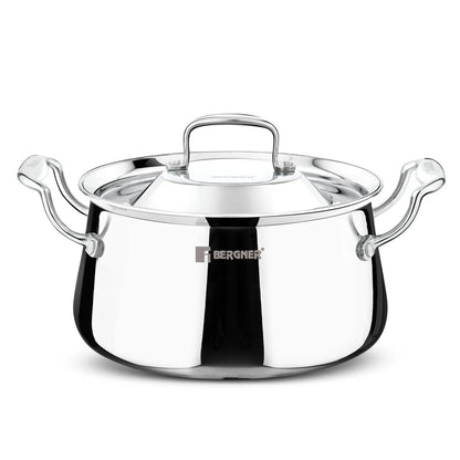 Bergner Argent Samsara Tri-Ply 22cm 4.5L Handi Induction Bottom (BGIN-6576)
