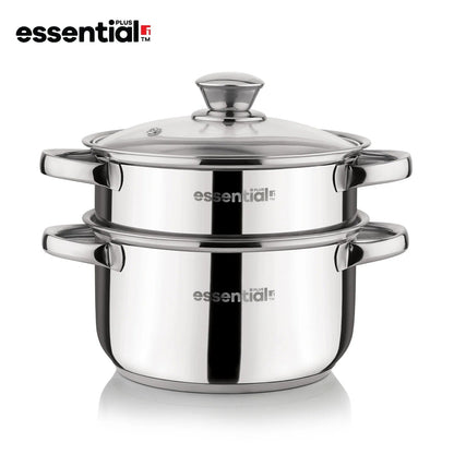 Bergner Essential Plus Stainless Steel 2 Tier Steamer (BGIN-6691)