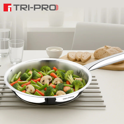 Bergner Tripro 18cm Tri-Ply Fry Pan (BGIN-6730)