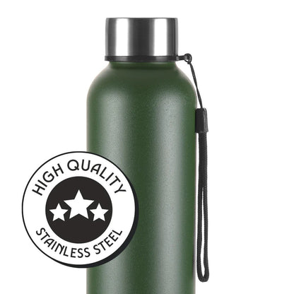 Borosil Laguna Green Stainless Steel Bottle 1L