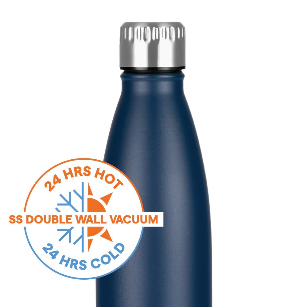 Borosil Bolt Insulated Bottle 1L Blue