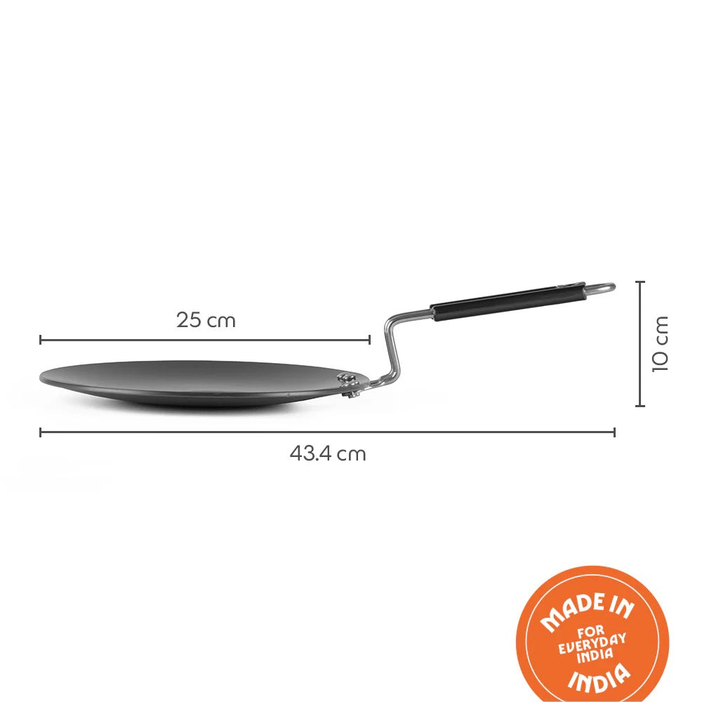 Borosil Hard Anodized Concave Tawa
