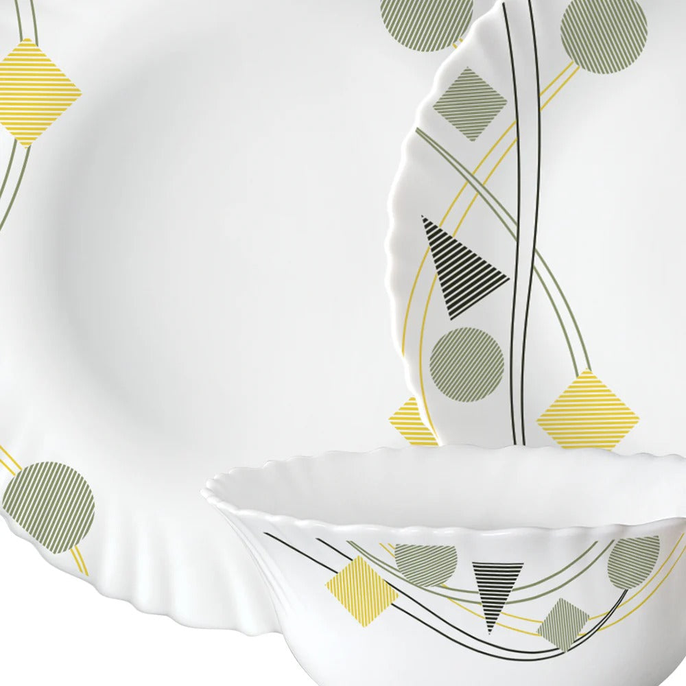Borosil Larah Opalware Florence 24 Pcs Dinner Set