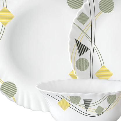 Borosil Larah Opalware Florence 24 Pcs Dinner Set