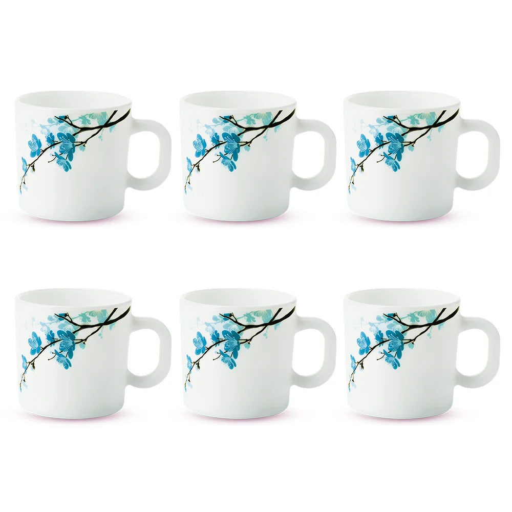 Borosil Larah Opalware Mimosa Mug set