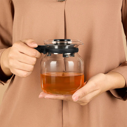 Borosil Glass Kettle Tea Coffee Teapot Carafe 650ml