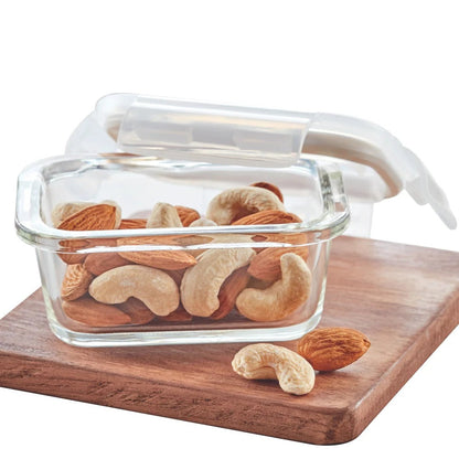 Borosil Klip N Store Airtight Glass Storage Container 120ml