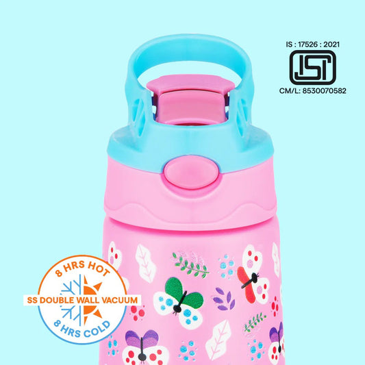 Borosil Butterfly Kids Sipper 330ml