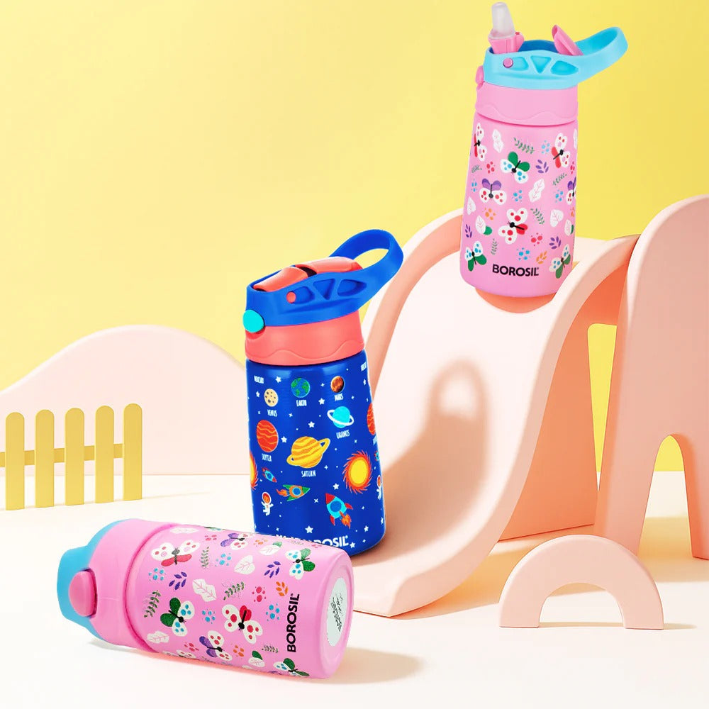 Borosil Butterfly Kids Sipper 330ml