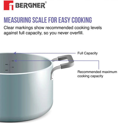 Bergner Tripro Tri-Ply 3 Pcs Cookware Set (BGIN-1396)
